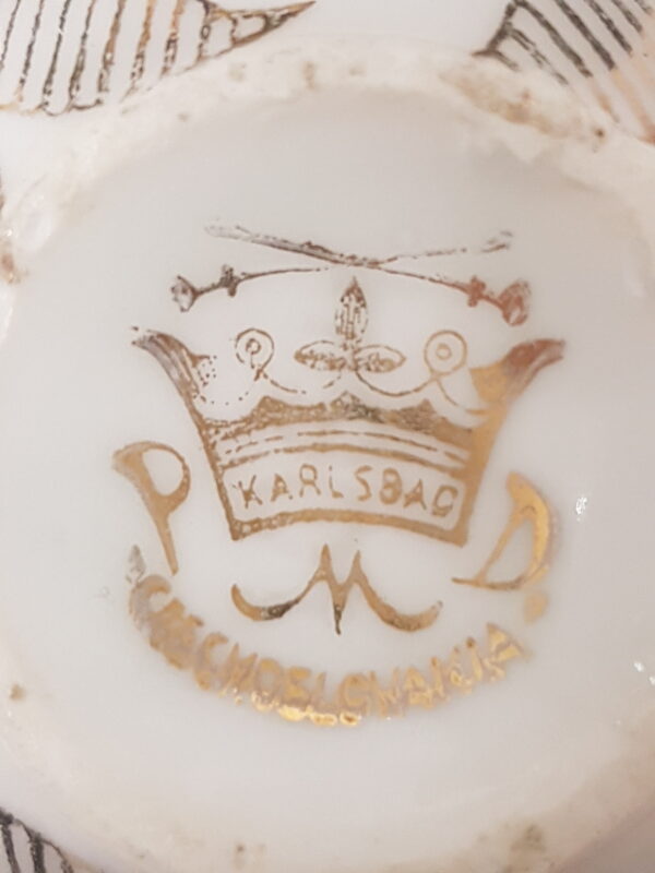 Starožitná kávová souprava /Karlsbad - Obrázek 4