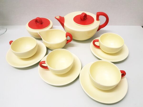 Čajová souprava Art Deco /Czechoslovakia - Obrázek 3